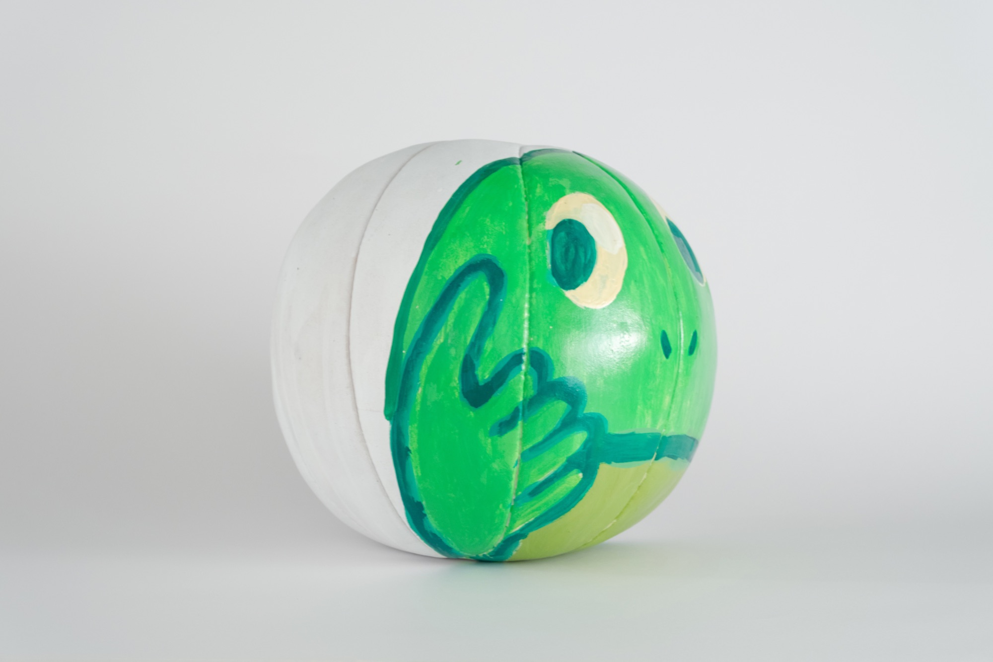 Please Don't Ask My Age hand-painted ball object