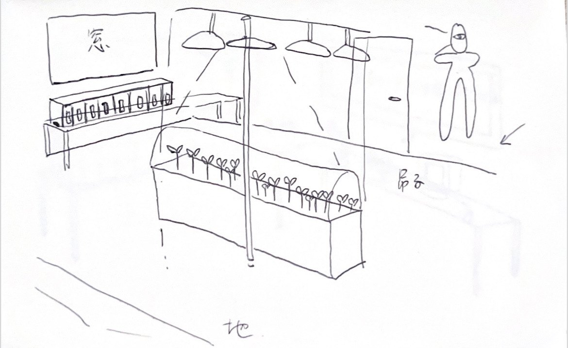 Installation plan sketch