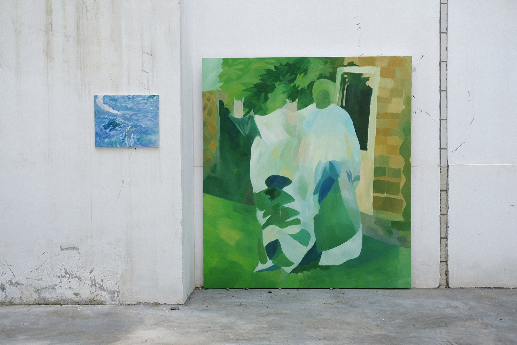 Outdoor graduation exhibition documentation