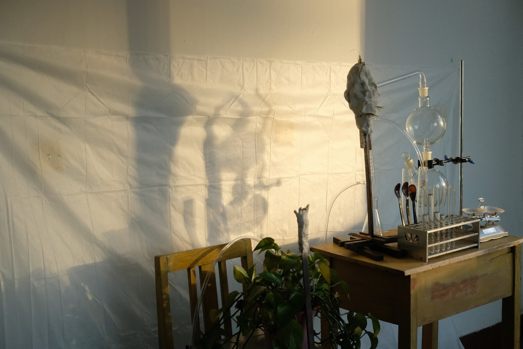 Distillation Experiment installation view